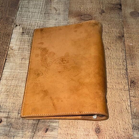 King Ranch Leather Portfolio Notepad Case Organizer Binder Planner small - Picture 6 of 8